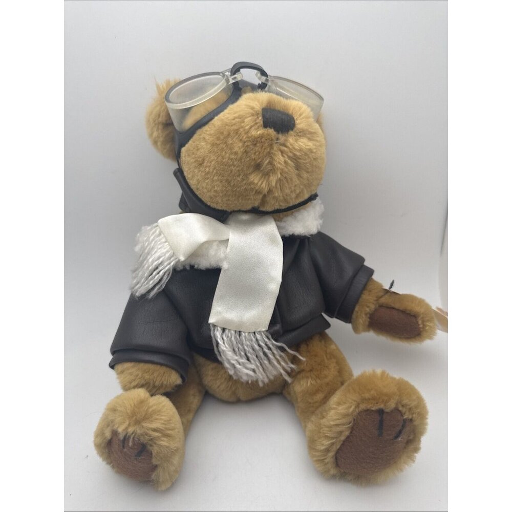 Airborne USA 2000 Bear Bomber Jacket Goggles Aviation Plush Stuffed Animal GR29